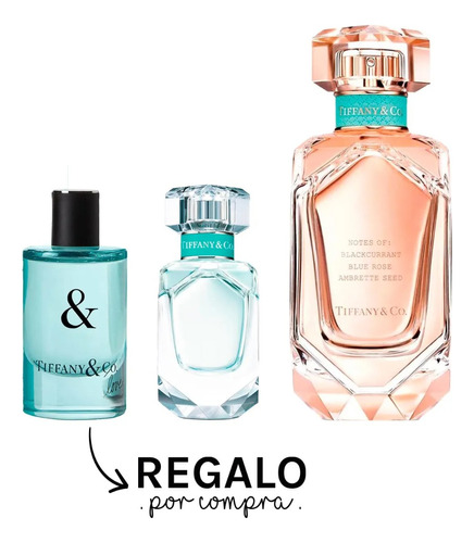 Tiffany & Co Rose Gold Edp 75 Ml + Minitalla 5 Ml + 5 Ml 3c