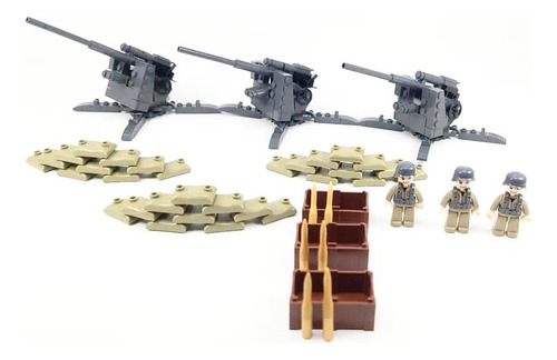 Juego De Bloques De Construcción Antiaéreos Alemanes General