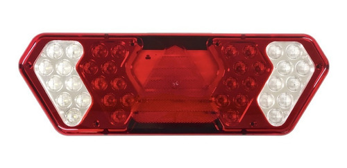 Imagem 4 de 7 de Par Lanterna Traseira Caminhão Carreta Guerra Led 24v
