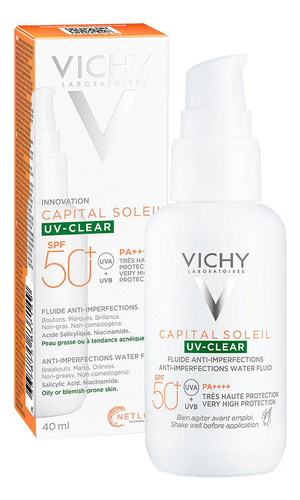 Vichy Protector Solar Anti-imperfecciones Uv-clear Fps 50