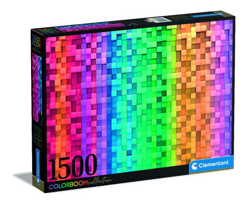 Puzzle Rompecabezas Clementoni Color Boom Pixel 1500 Piezas