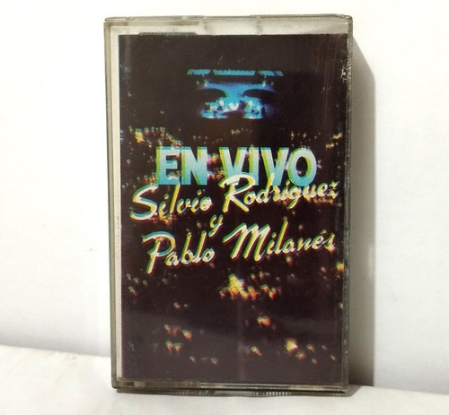 Casete Silvio Rodríguez Y Pablo Milanés - En Vivo 1986