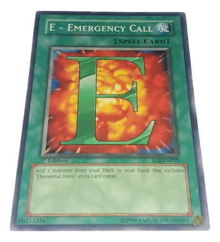 Yugioh E - Emergency Call ( E - Chamada De Emergência )