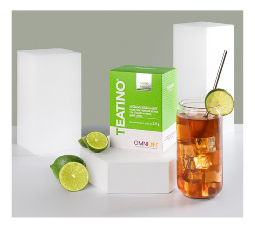 Teatino, Té Negro En Polvo Limón Omnilife 200g
