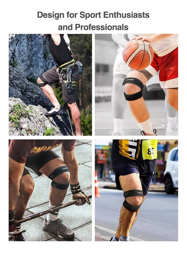Mox 2pcs Correa De Rodilla Soporte Tendón Rotuliano Para