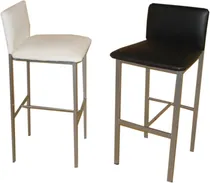 Comprar Banqueta Alta Silla Cajera Taburete Bar Respaldo Tapizado Moderna Banquetas Desayunador Isla Envio Puerta Puerta Fabrica