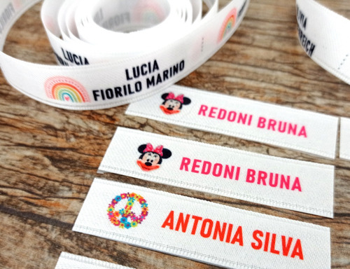 2 X30 Etiquetas Personalizadas Para Ropa P/pegar Con Plancha