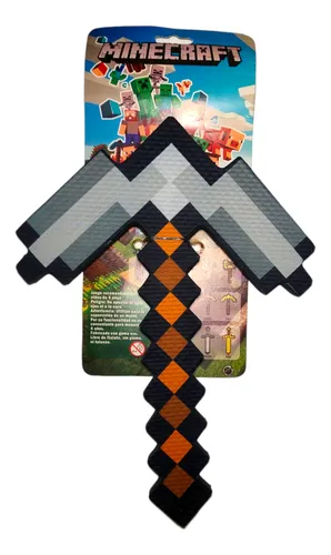 Combo Minecraft Armas Goma Eva X8 Espadas Hacha Pico Pala