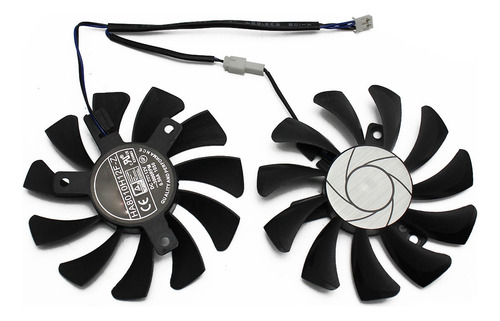 Enfriador De Gpu Gtx1050ti Ha8010h12f-z, 75 Mm, 2 Pines, Dob