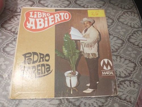Pedro Yerena  Libro Abierto  Lp Vinilo Disco 1 Edición.