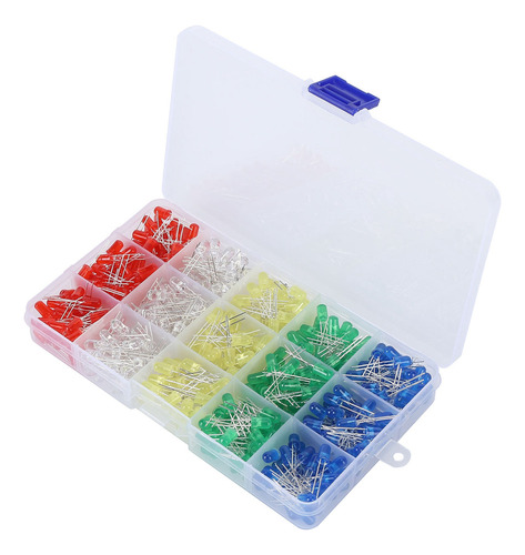 . Kit Surtido De Bombillas Led De Colores De 5 Mm Con Diodo