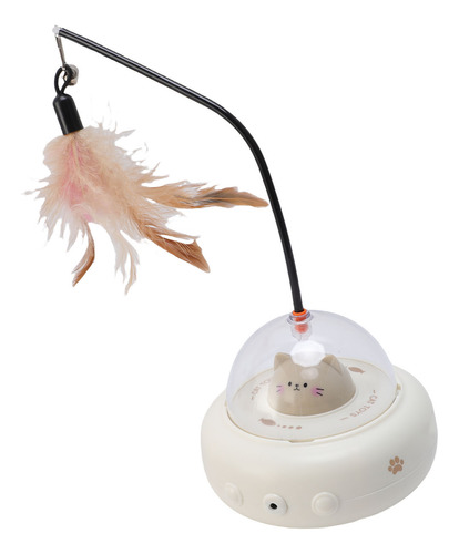 Varita Interactiva Automática Con Forma De Plumas Para Gatos