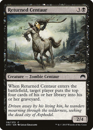 Carta Magic Returned Centaur Magic Origins Mtg