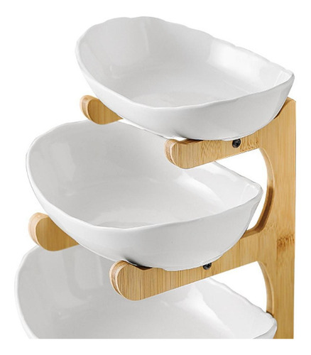 Conjunto De Bandejas De Servir De 3 Andares, Travessas De