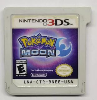 Pokémon Moon Cartucho Nintendo 3ds Rtrmx Vj