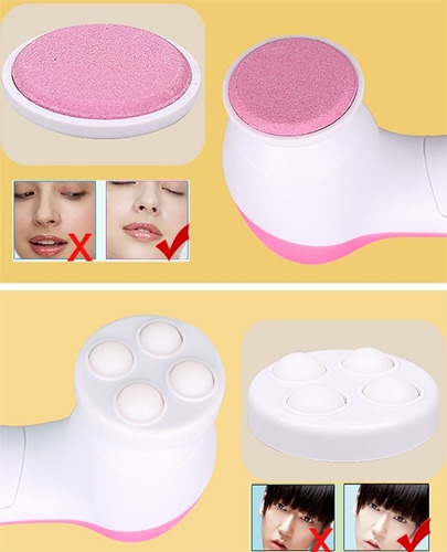 Masajeador Para Cara 5 En 1 Mini Limpieza Facial Profunda