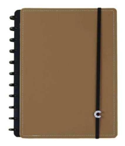 Caderno Inteligente 80f Grande Caramel