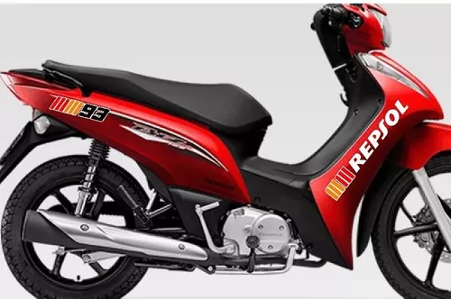 Adesivo Honda Biz 110i - 2 Adesivos Moto Honda Biz 110i - 12 cores