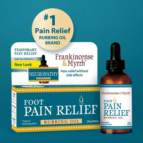 Frankincense & Myrrh Neuropathy Rubbing Oil, 2 Fluid Ounce