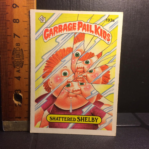 Garbage Pail Kids Shattered Shelby Año 1986 Topps 