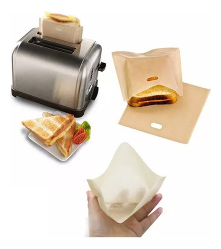 Bolsas Teflón Antiadherente Horno/tostadora 2pzs