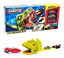 Comprar Pista Dino Attack Con Autitos Teamsterz
