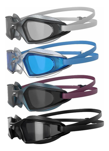 Gafas De Natación Speedo Hydropulse Piscina Antiempañante Color Blanco
