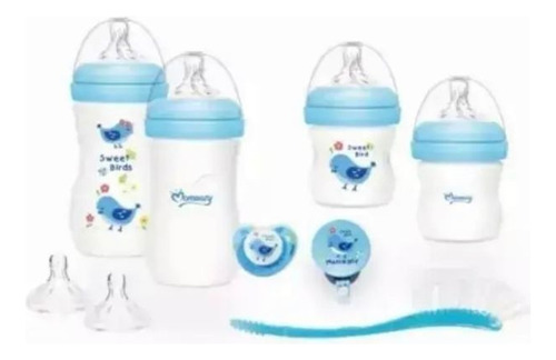 Kit De Biberones Anticólico 9 Piezas Marca Momeasy