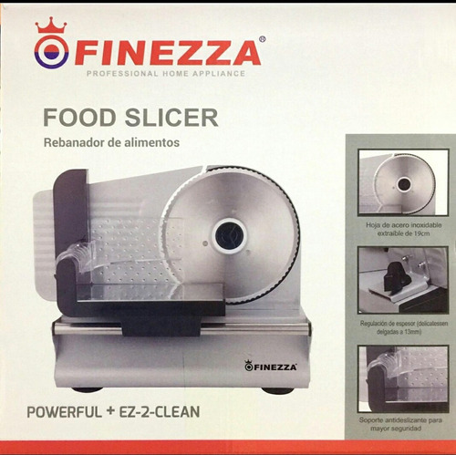 Cortador De Embutidos Y Carnes Marca: Finezza