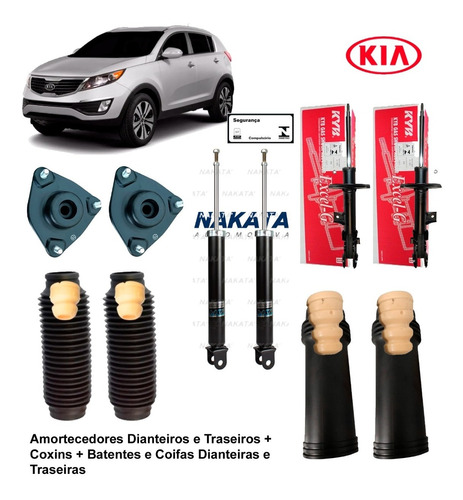 Amortecedores Kit Amort Diant Tras Sportage 4x2 2013 2014