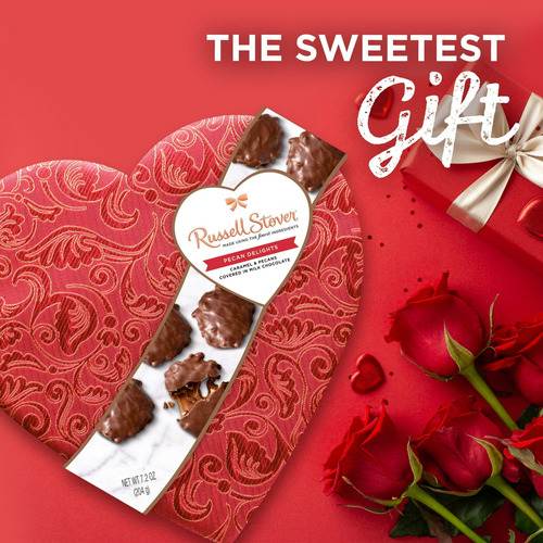 Russell Stover Caja Chocolate Caramelo Pecan Delights 204g