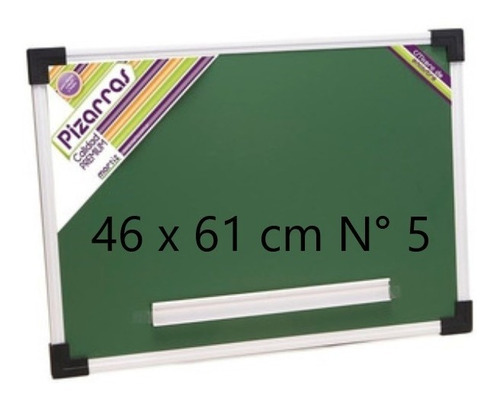 Pizarron Verde P/ Tiza N° 5 P/ Colgar En Magimundo!!!