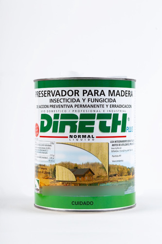 Preservador Y Curador De Madera Direth Tipo Penta X18 Litros