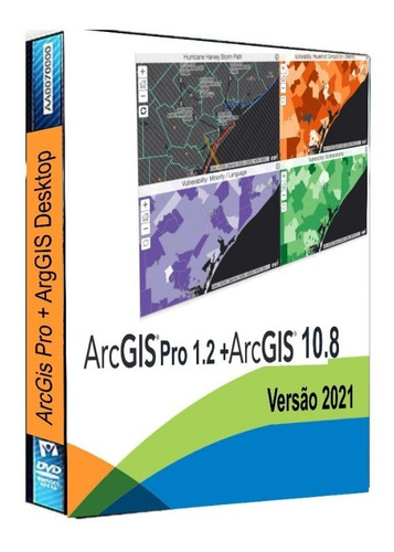 Esri Arcgis Desktop 10.8 Atualizado + Esri Arcgis Pro 1.2