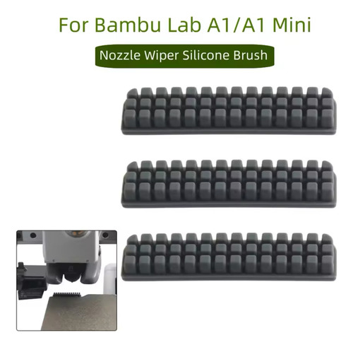 Pack 2 Fundas 3 Cepillos De Silicona Para Bambu Lab Serie A1