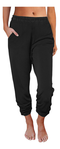 Pantalones Casuales Para Mujer, Pantalones Largos De Cintura