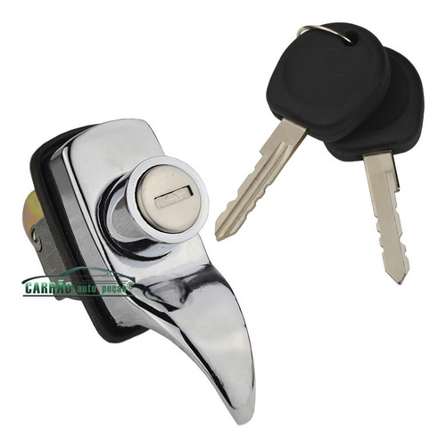 2 Dobradiça Externa + 1 Fechadura Tampa Puma Gurgel Buggy