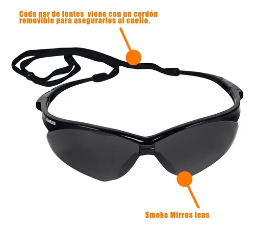 Lentes de seguridad color negro hotsell