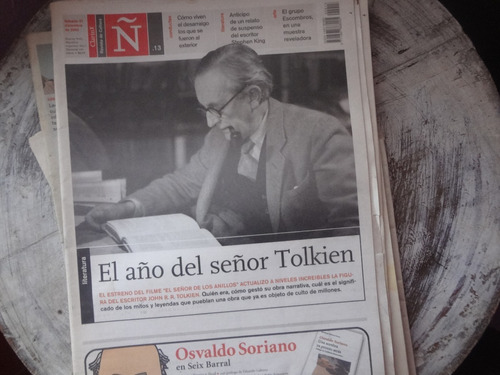 Revista Ñ Clarin 2003 Tolkien Grupo Escombros Kakfka King 