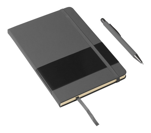 Kit Libreta Con Bolígrafo Cuaderno Tipo Moleskine