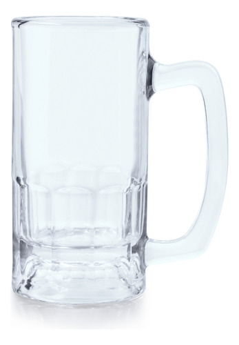 Vaso Glassia Tarro Cervecero V261590 de 360mL color transparente pack12 unidades