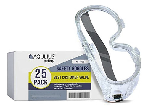Paquete De 25 Gafas De Seguridad Aqulius (paquete De 25 Gafa
