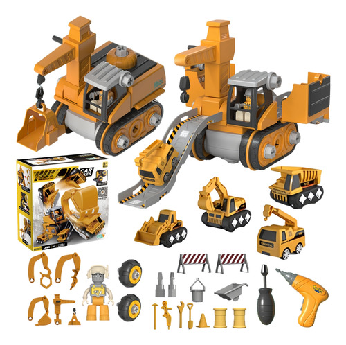 Auto De Juguete Diy Assembly Track Engineering