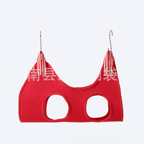 Hamaca De Aseo Para Mascotas, Color Negro, Rojo, L, Para Rec
