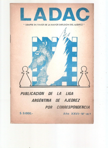 Revista Ajedrez Ladac Nº 167 Marzo 1981