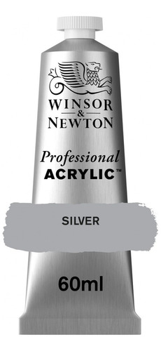 Tinta Acrílica Winsor & Newton Prof 60ml S3 Silver