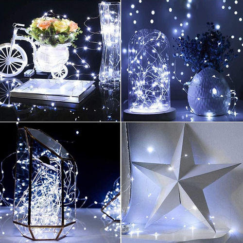 Guirnalda De Luces Que Funcionan Con Pilas, 2 M, 20 Led, 12