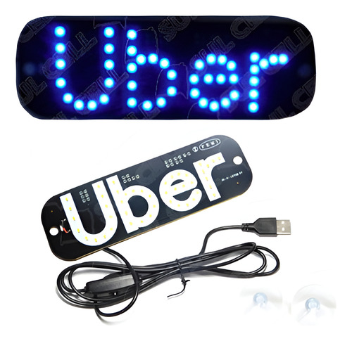 Lâmpada Hg Usb Luz De Placa Led Uber- Hg-uber-5v
