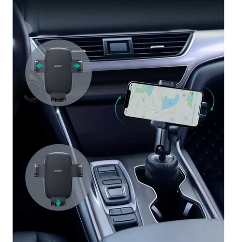 Soporte Aukey Para Auto Ajustable Universal Reforzado Porta
