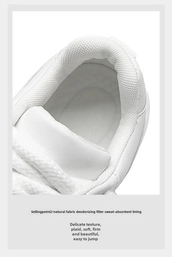Zapatillas Casuales Transpirables Para Hombre, Zapatos Blancos De Verano